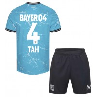 Bayer Leverkusen Jonathan Tah #4 Replica Third Minikit 2023-24 Short Sleeve (+ pants)